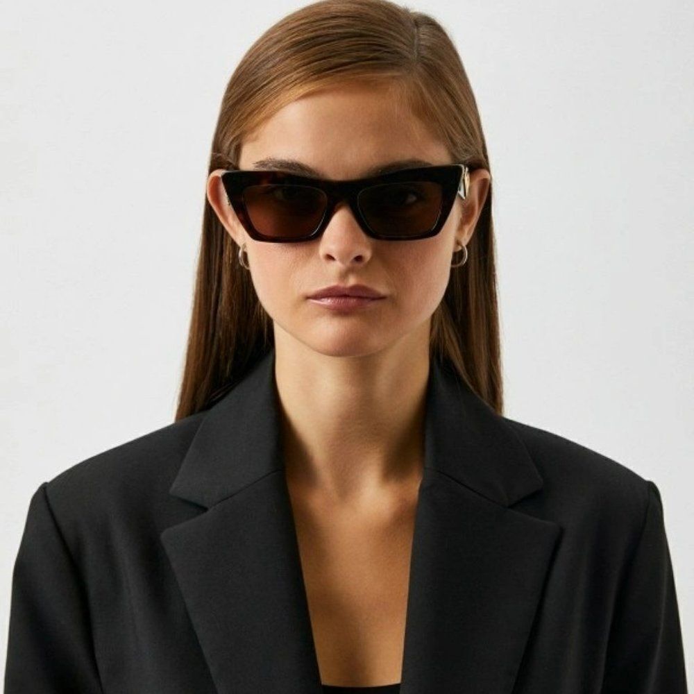 SALE! NEW D&G DG4435 502/73 Havana Dark Brown Cat Eye Women Sunglasses - Picture 4 of 12